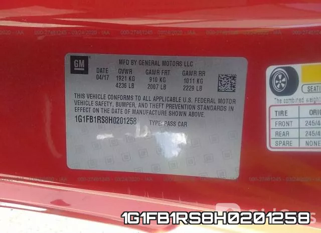 1G1FB1RS8H0201258 фото 10