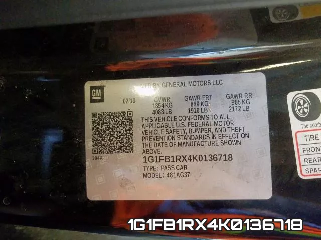 1G1FB1RX4K0136718 фото 2