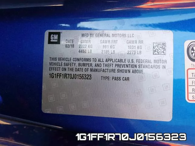 1G1FF1R70J0156323 фото 2