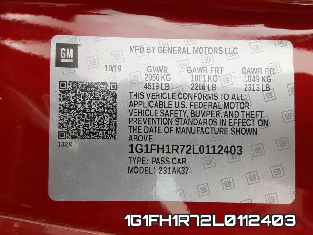 1G1FH1R72L0112403 фото 2