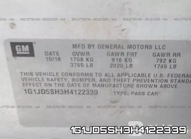1G1JD5SH3H4122339 фото 10