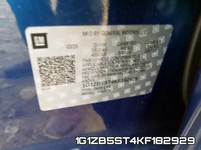 1G1ZB5ST4KF182929 фото 2