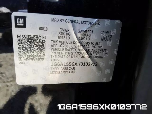 1G6A15S6XK0103772 фото 2