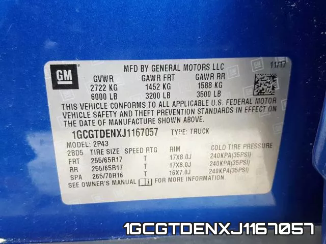 1GCGTDENXJ1167057 фото 2