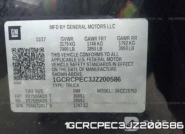 1GCRCPEC3JZ200586 фото 10