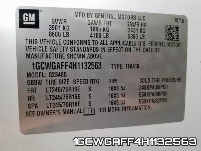 1GCWGAFF4H1132563 фото 2