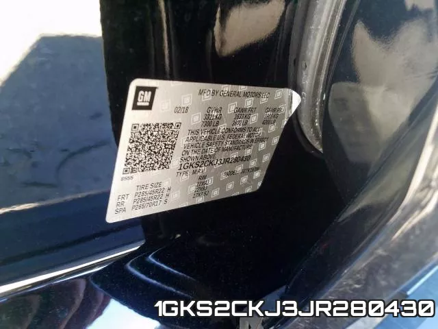 1GKS2CKJ3JR280430 фото 2