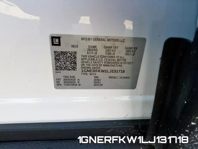1GNERFKW1LJ131718 фото 2