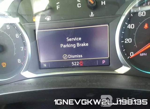 1GNEVGKW2LJ198135 фото 8