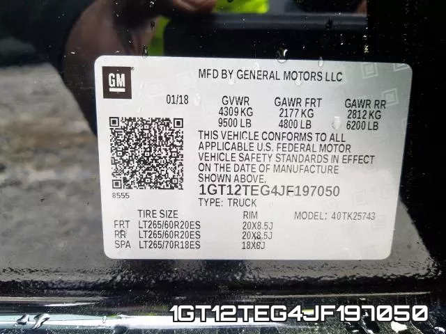 1GT12TEG4JF197050 фото 2
