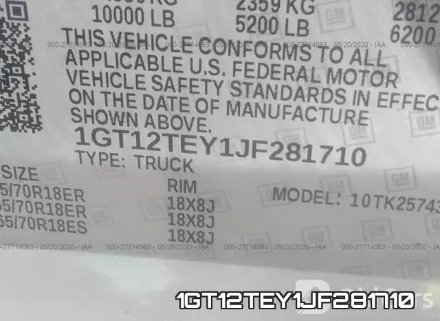1GT12TEY1JF281710 фото 10