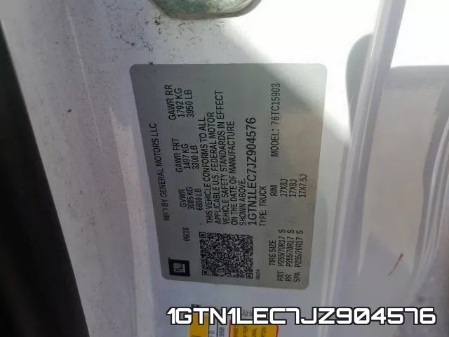 1GTN1LEC7JZ904576 фото 2
