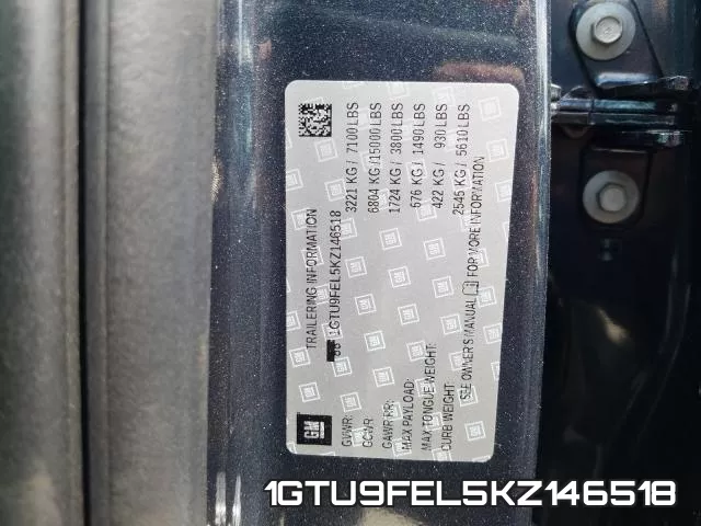 1GTU9FEL5KZ146518 фото 2