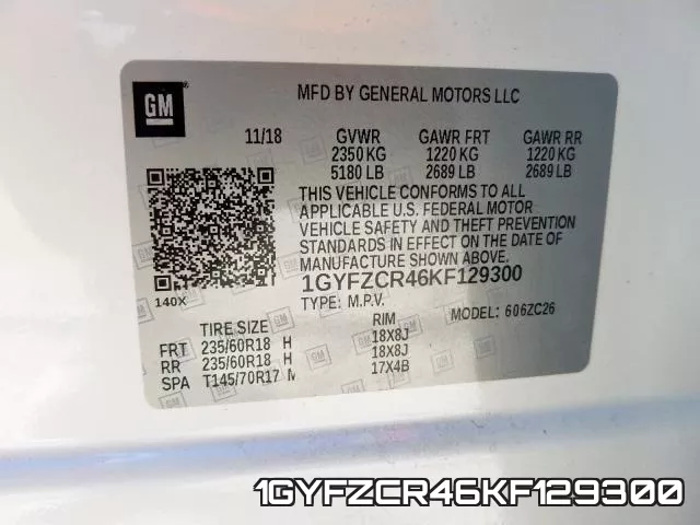 1GYFZCR46KF129300 фото 2