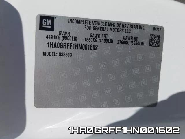 1HA0GRFF1HN001602 фото 2