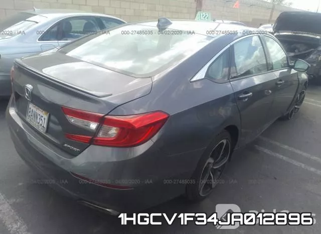 1HGCV1F34JA012896 фото 5