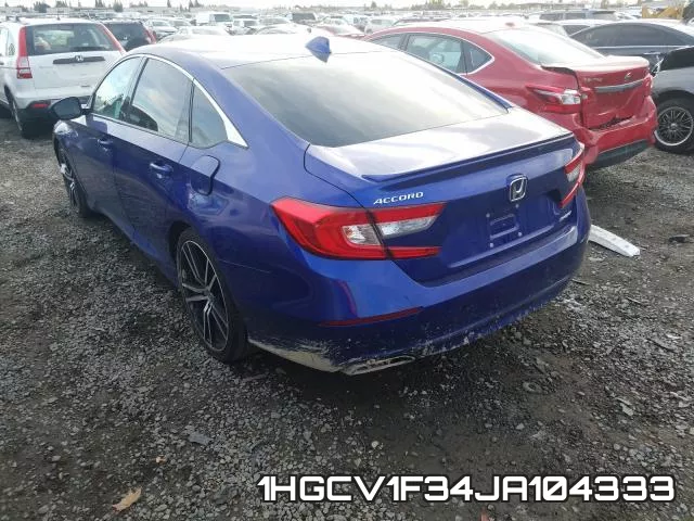 1HGCV1F34JA104333 фото 4