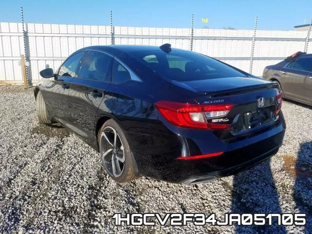 1HGCV2F34JA051705 фото 4