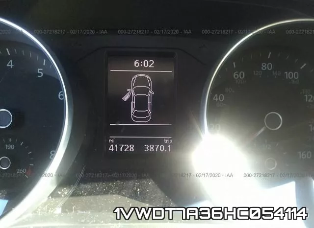 1VWDT7A36HC054114 фото 8