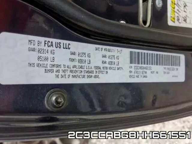 2C3CCABG8HH661551 фото 2