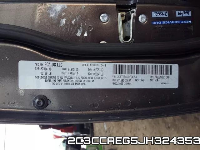 2C3CCAEG5JH324353 фото 2