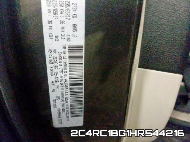2C4RC1BG1HR544216 фото 2