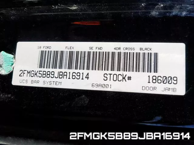 2FMGK5B89JBA16914 фото 2