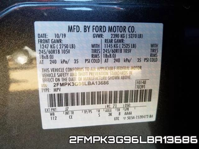 2FMPK3G96LBA13686 фото 2