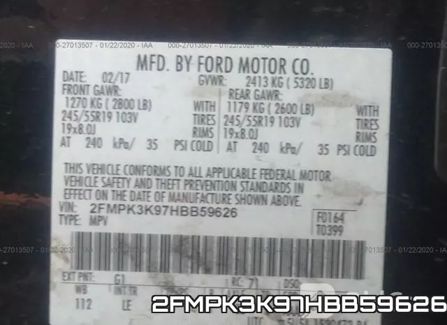 2FMPK3K97HBB59626 фото 10
