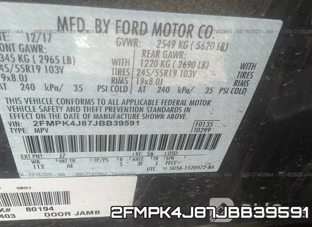 2FMPK4J87JBB39591 фото 10