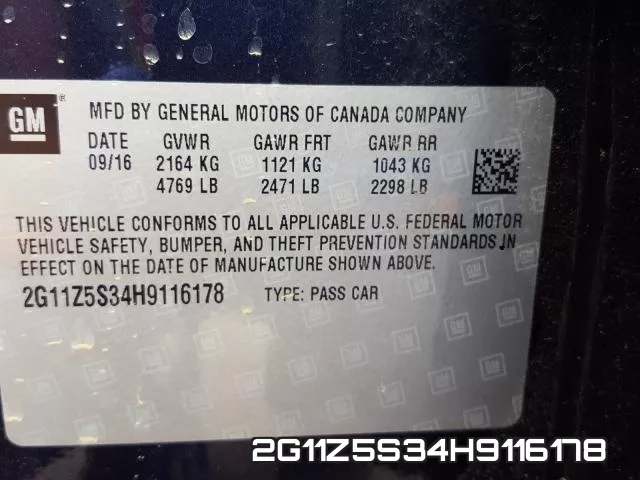 2G11Z5S34H9116178 фото 2