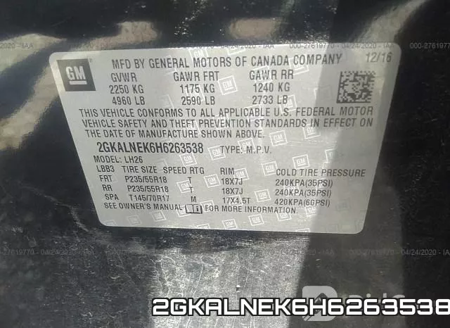 2GKALNEK6H6263538 фото 10