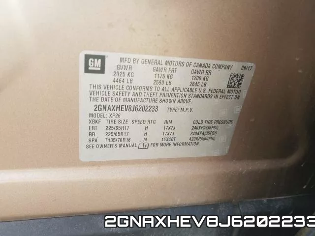 2GNAXHEV8J6202233 фото 2