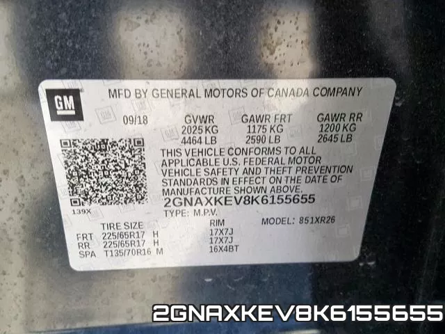 2GNAXKEV8K6155655 фото 2