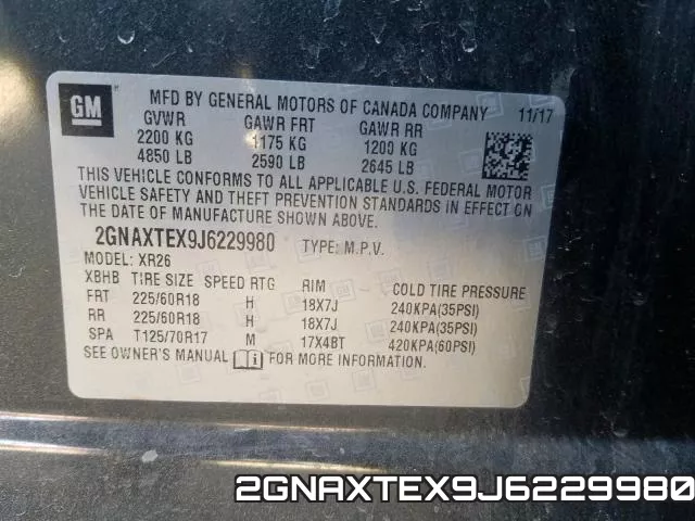 2GNAXTEX9J6229980 фото 2
