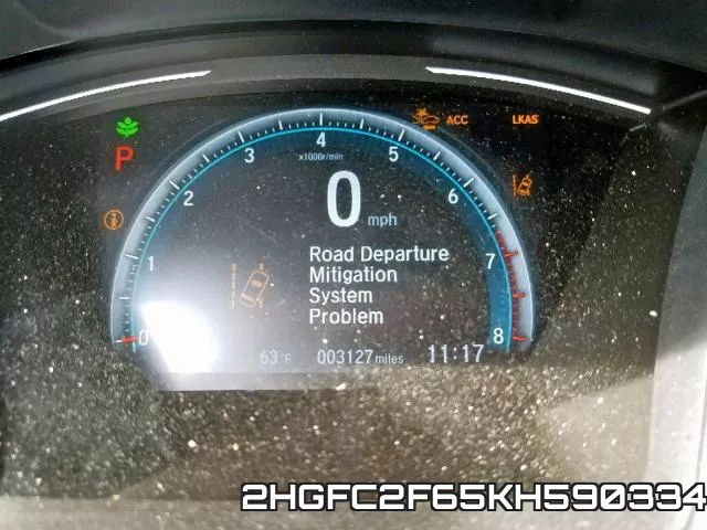 2HGFC2F65KH590334 фото 9
