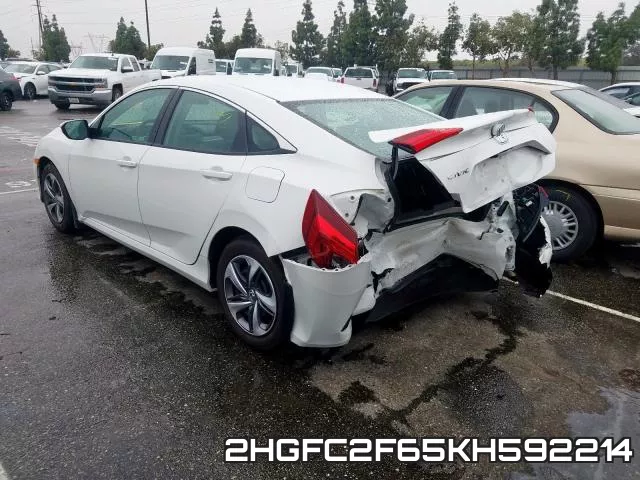 2HGFC2F65KH592214 фото 4