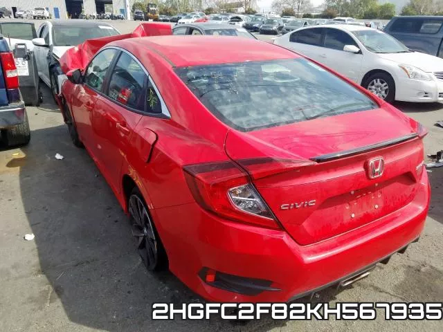 2HGFC2F82KH567935 фото 4