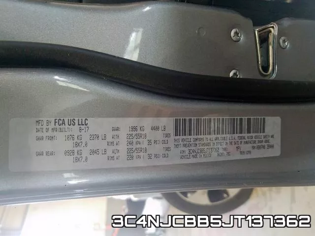3C4NJCBB5JT137362 фото 2