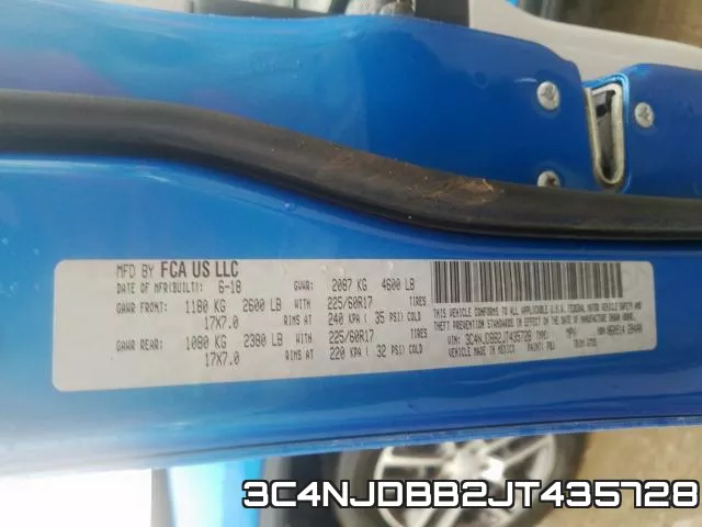3C4NJDBB2JT435728 фото 2