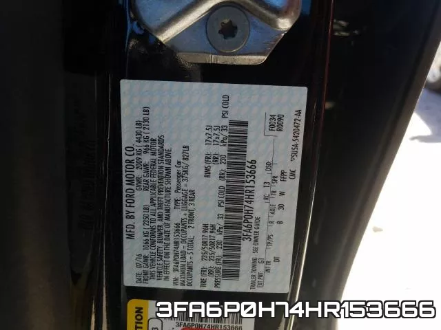 3FA6P0H74HR153666 фото 2