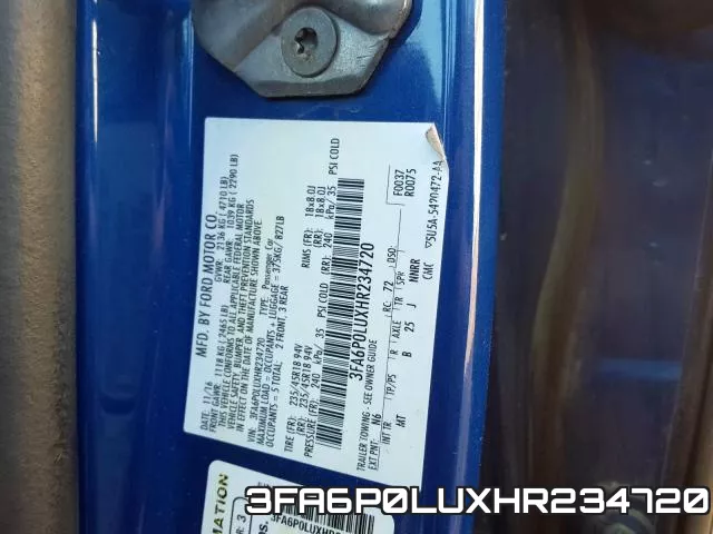 3FA6P0LUXHR234720 фото 2