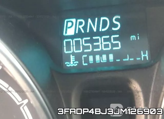 3FADP4BJ3JM126903 фото 8