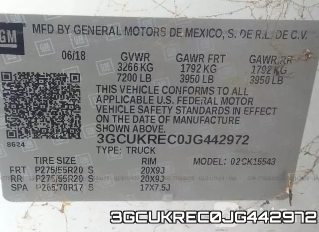 3GCUKREC0JG442972 фото 10