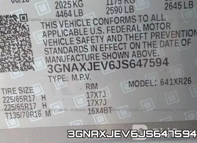 3GNAXJEV6JS647594 фото 10