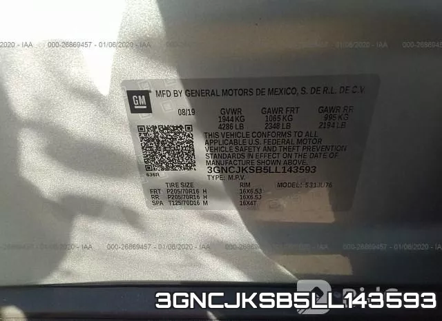3GNCJKSB5LL143593 фото 10
