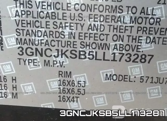 3GNCJKSB5LL173287 фото 10