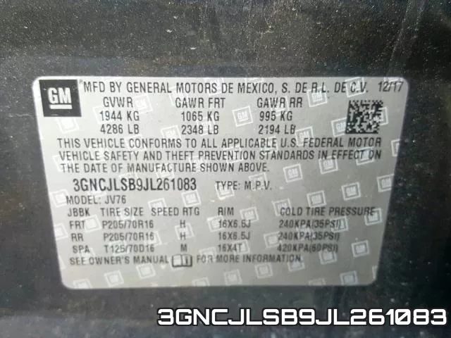 3GNCJLSB9JL261083 фото 2
