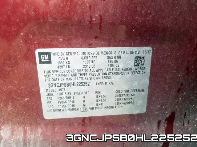3GNCJPSB0HL225252 фото 2