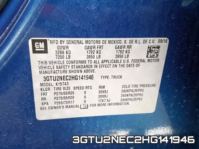 3GTU2NEC2HG141946 фото 2
